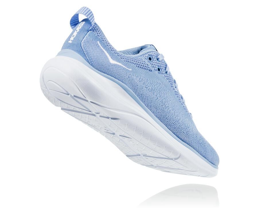 Hoka Australia One One Hupana Flow - Womens Running Shoes Blue/White - ZSGYM-5329